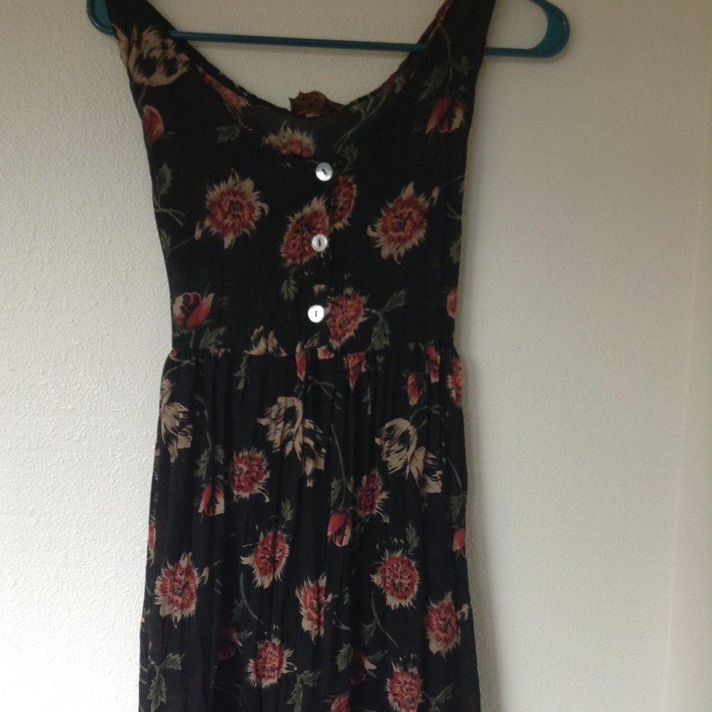 90s Vintage Sunflower Dress